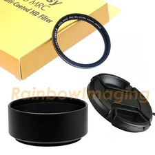 43mm Metal Lens Hood MRC Nano UV Filter for Canon EF-M 22mm f/2 STM Lens