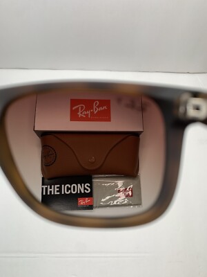 Ray Ban Justin Classic Matte Havana/Brown Gradient Polarized 54 mm Sunglasses