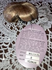 Playhouse Collection DOLL WIG Style: Micheal Color: BLONDE Size: 8 New