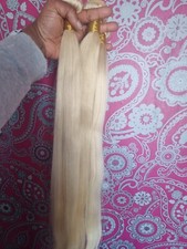 12A PURE BLONDE 613 BRAZILIAN HUMAN HAIR 3BUNDLES 300g 30 32 34INCHES STRAIGHT
