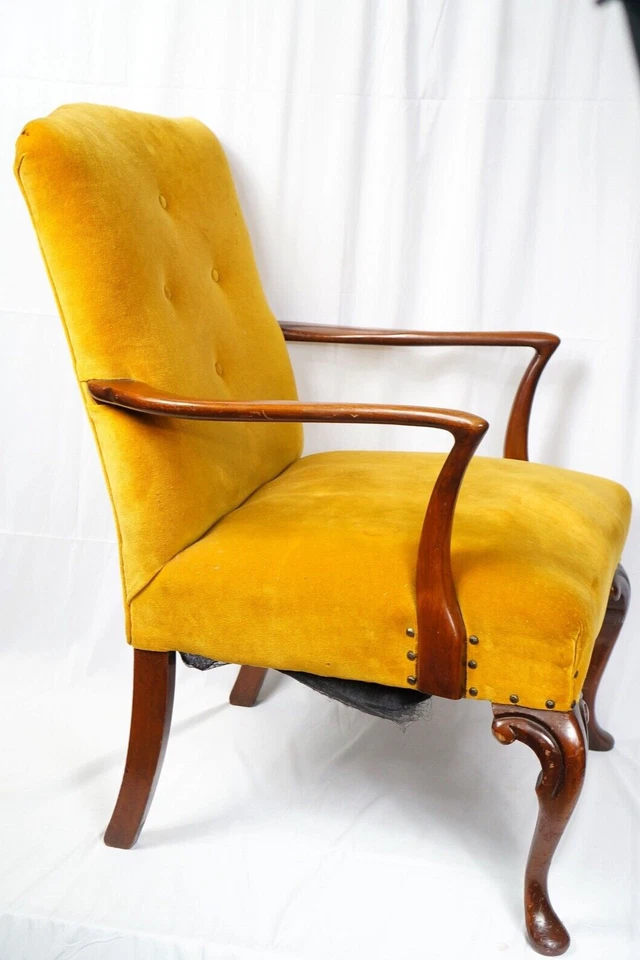 Gold Antique Wooden Chair 18th Century ~ Absolutely Stunning! - Image 2 of 4