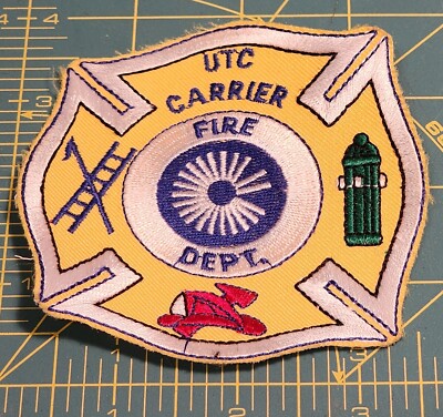 UTC CARRIER FIRE DEPARTMENT Embroidery Patch