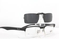 Custom Fit Polarized CLIP-ON Sunglasses For Ray-Ban 7012 53x17 RB7012 RAYBAN