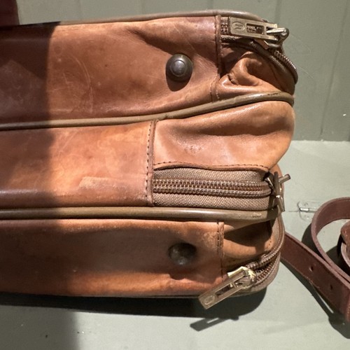 Vtg Hartmann 4700 Luggage Carry-on Suitcase Duffle Gym Bag Belting Leather - Picture 12 of 15