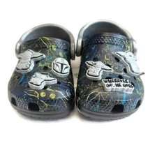 CROCS Toddler Sz C4 Grogu Clog T Unisex 1-2 Years Old Star Wars The Mandalorian
