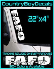Fafo F Around And Find Out 22 Vinyl Decal Sticker Hated Diesel Truck Jdm Car Gt