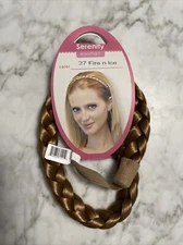 Serenity - Thick Braided Headband Accent by EasiHair Hairpieces Fire N Ice