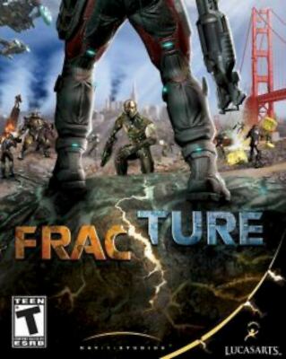 LucasArts Fracture Playstation 3 VIDEO GAME 56387 online multiplayer shooter PS3