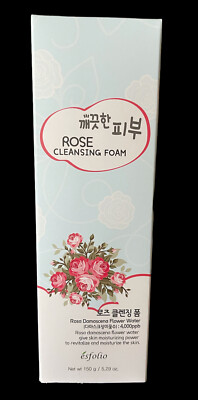 Esfolio Pure Skin Rose Cleansing Foam 5.29 OZ New