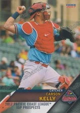 2017 Pacific Coast League Top Prospect PCL Carson Kelly RC Rookie Cardinals