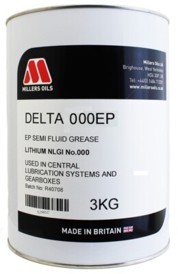 Millers Oils Delta 000EP halbflüssiges Fett, Lithium NLGI Nr.000