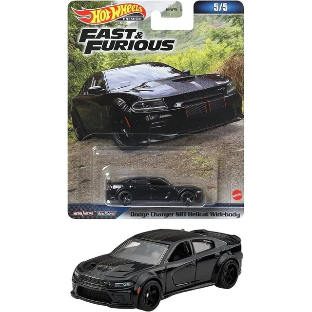 Box Hot Wheels Premium Fast & Furious Dodge Charger SRT Hellcat