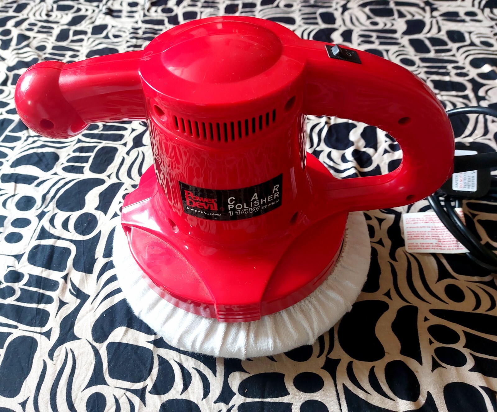 POWER DEVIL Hand Car Polisher Buffing Polishing Wheel 110W PDW5034