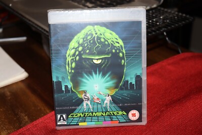 Contamination - Arrow Video Blu-ray NEW Ian McCulloch Goblin Soundtrack Italian