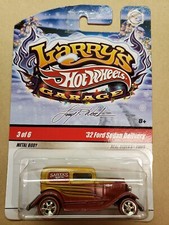 Hot Wheels Larry's Garage '32 Ford Sedan Delivery (#3/6, Gold/Maroon, R2241)