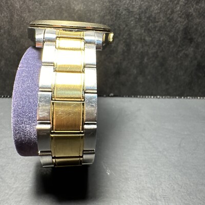 Seiko 5 Classic Gold Silver Spanish Day Date 7S26 02J0 A4 KY | eBay