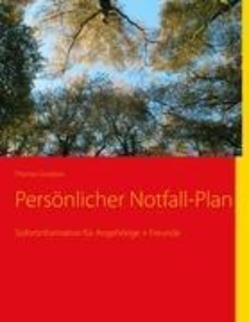 Thomas Grosjean | Persönlicher Notfall-plan | Taschenbuch | Deutsch