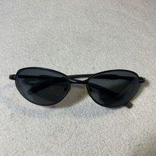 Vintage 90s Fossil Eyeglasses Gunmetal Black Wire Rim