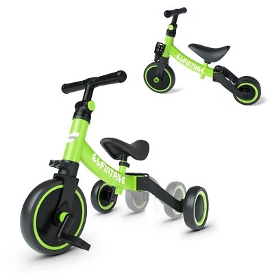 Besrey 5 in 1 Kinderdreiräd Kinderlaufrad Lernlaufrad Fahrrad Balance 1-4 Jahre