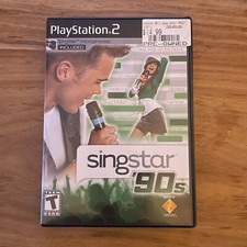 SingStar '90s Karaoke (Sony PlayStation 2, 2008) PS2 CIB Tested And Working!
