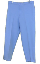 vintage Levi's Bend Over women's pants waist size 34" stretch blue zipper USA