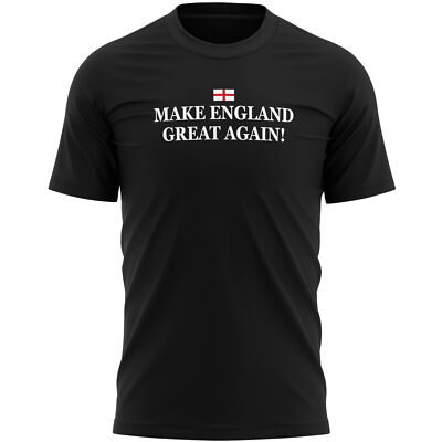 Mens England T Shirt shirt Football Country Him Flag Man Dad Grandad Gift Spo...
