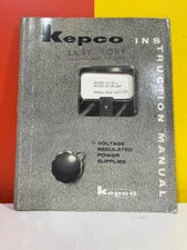 Kepco Voltage Regulated Power Supply Model SC-36-1 + SC-36-1M Instruction Manual