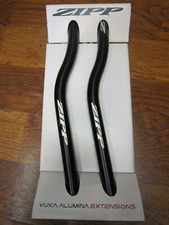 NEW ZIPP VUKA ALUMINA AEROBAR EXTENSIONS - BLACK