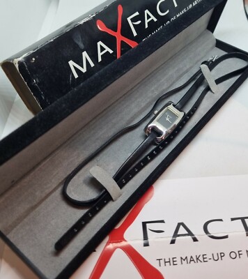 Rare 2004 Max Factor gwp Watch event watch Needs Battery