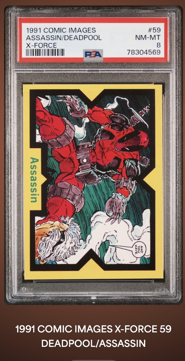 1991 Comic Images X-force Deadpool Trading Card! #59 The Assassin