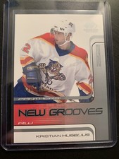 2001-02 SP Game Used Kristian Huselius RC New Grooves /499 #79 Panthers Card