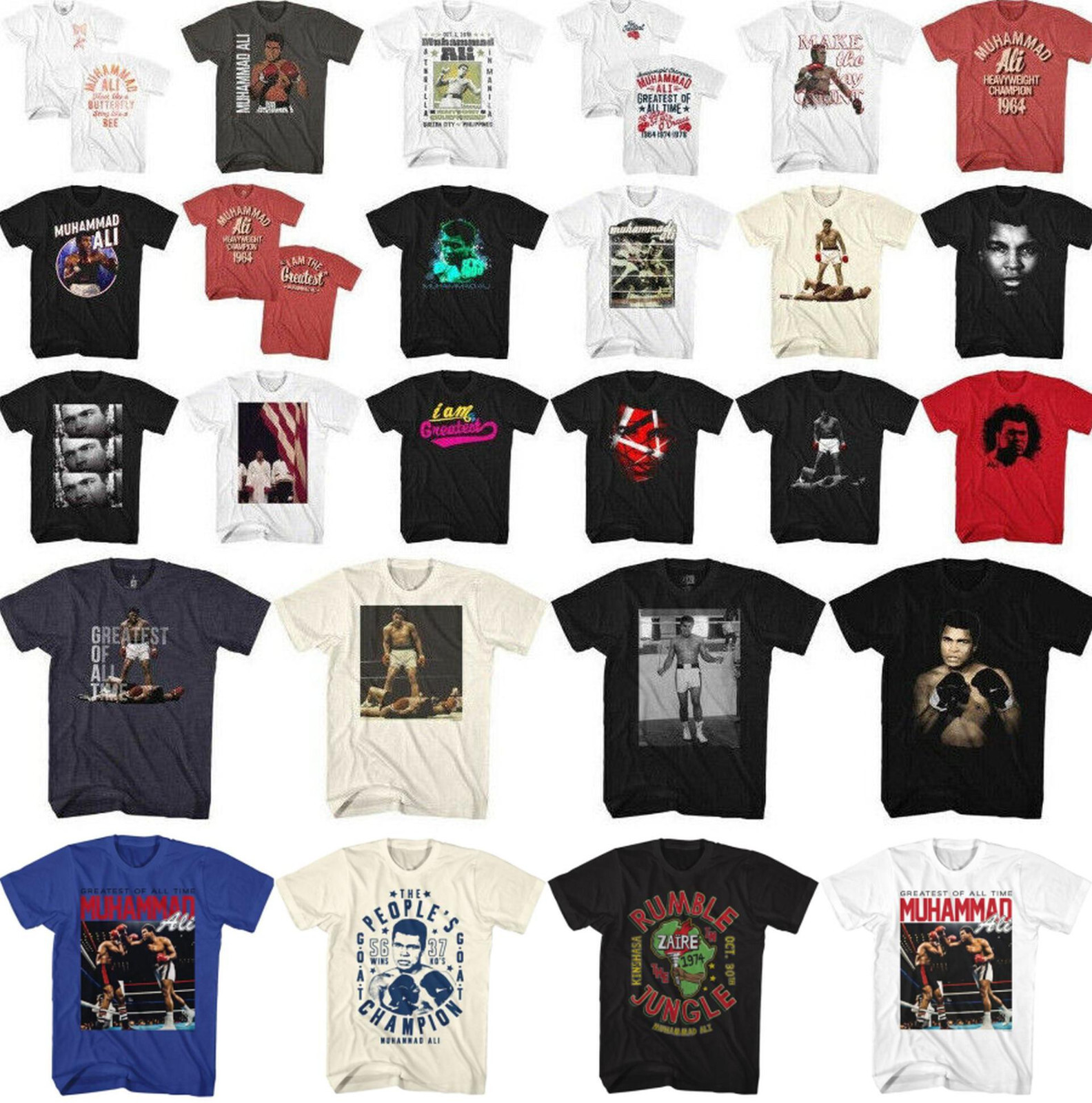 Pre-Sell Muhammad Ali Boxing Licensed T-Shirt