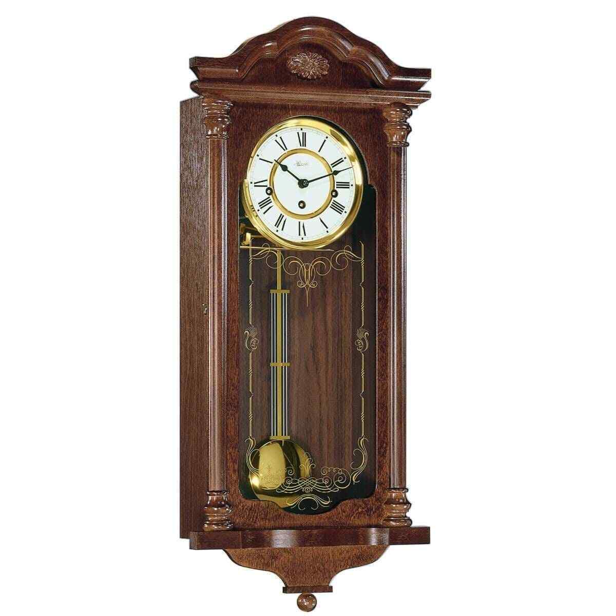 Hermle Westminster Mahogany Chime Wall Clock - Brown (70509-070341) for ...