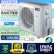 ACiQ 1.5 Ton 16 SEER2 Efficient Central Air Conditioner Inverter AC Unit