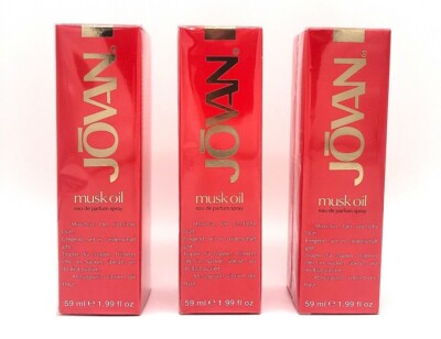   JOVAN musk oil Eau de Parfum EdP Moschus Duft 3 x 59 ml  