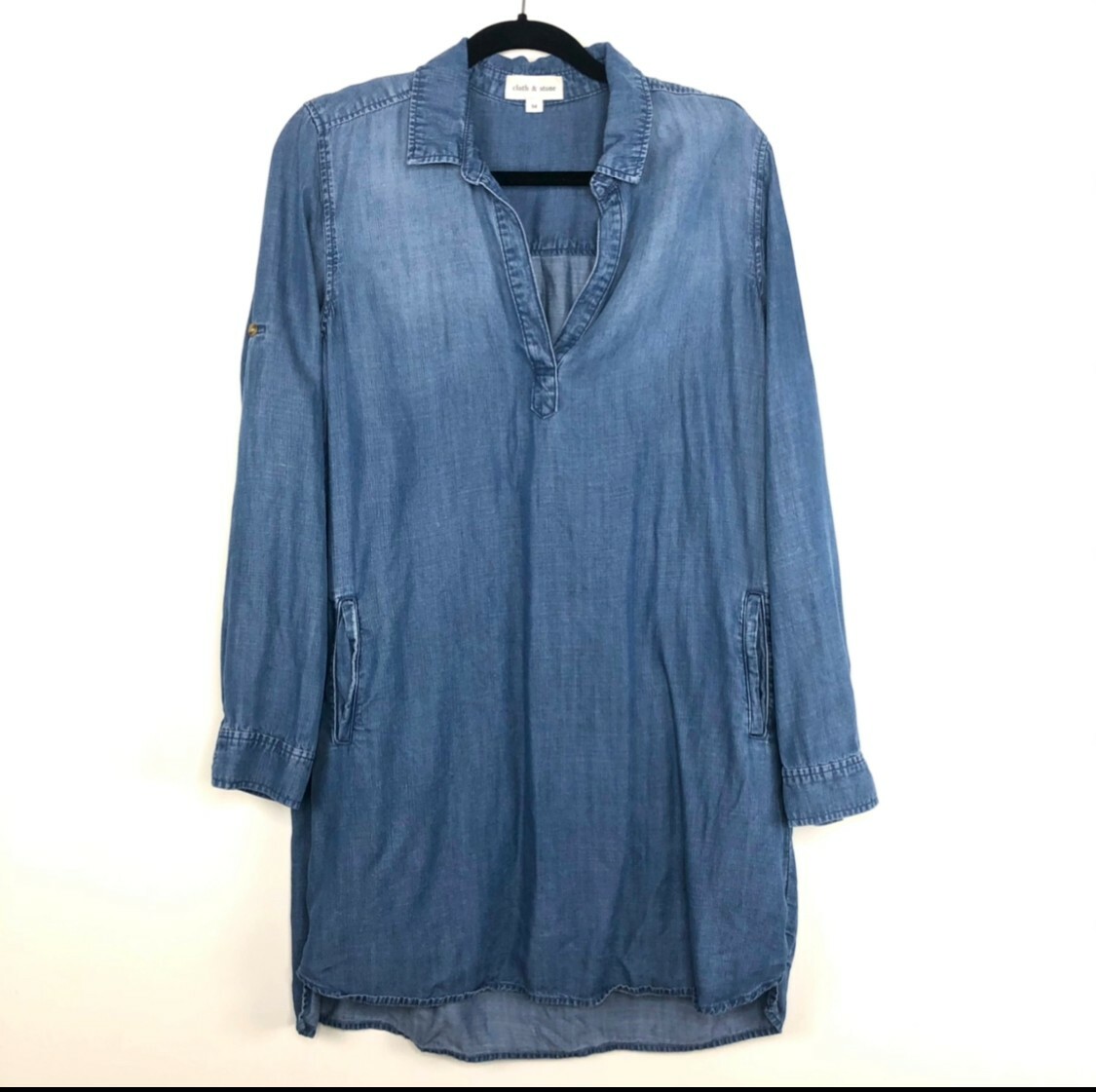 Anthropologie Cloth and Stone Denim Dress | eBay