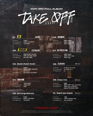 K-POP・アジア iKON 3RD FULL ALBUM [TAKE OFF] iKON 3RD FULL ALBUM TAKE OFF K-POP CD SEALED | eBay