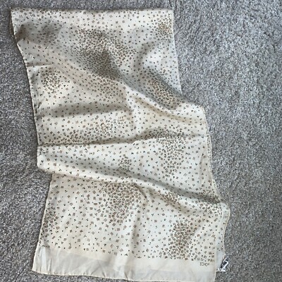 ECHO Scarf 100% Silk RN 26128 Made In Japan 13 1/2  X 52
