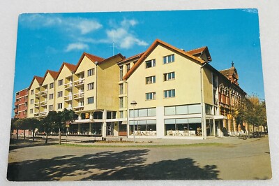 Vintage Postcard Novi Becej Serbia Town Building Complex Art Scenic Streets P2