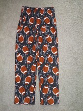 Mens CROFT  BARROW Soft Fleece Football Lounge Pants Size S