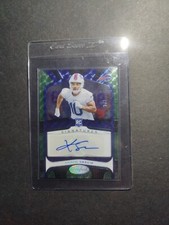 2022 Certified Signatures Mirror Green Etch 2/3 Khalil Shakir Rookie Auto. Wr#1!