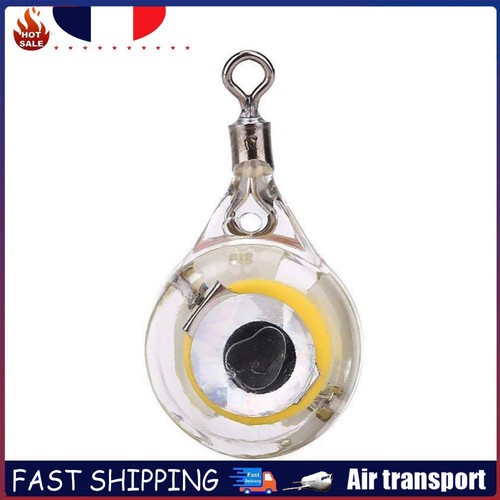 Leurres De Pêche Lumineux LED Miniatures - Forme œil, Pour Pêche Profonde Nocturne Calmar