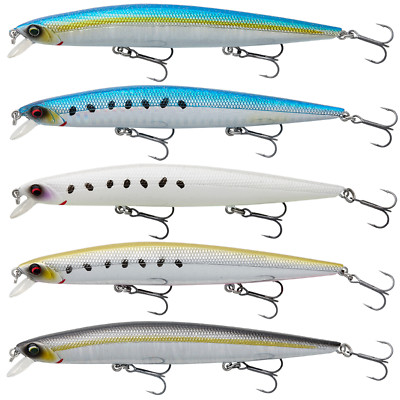 Savage Gear Meereswobbler, Wolfsbarschköder, Sea Bass Minnow Sinking 12cm 14,5g
