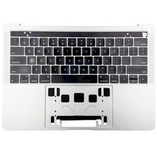 Grade A Silver US Keyboard Topcase Battery A2171 Touch Bar Macbook Pro 13" A2159