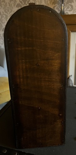 Wooden 3 Bottle Carry Case. 15” Tall. 15” Wide, 5.5”long - Picture 3 of 4