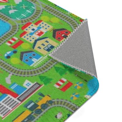 Classroom Train Rug Kids Train Area Rug, Children's Bedroom Decor, Playroom Mat, Nursery ...