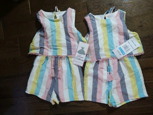2 Adorable RARE EDITION Youth Girl Size 5 Outfits Turquoise - 第 1/19 張圖片