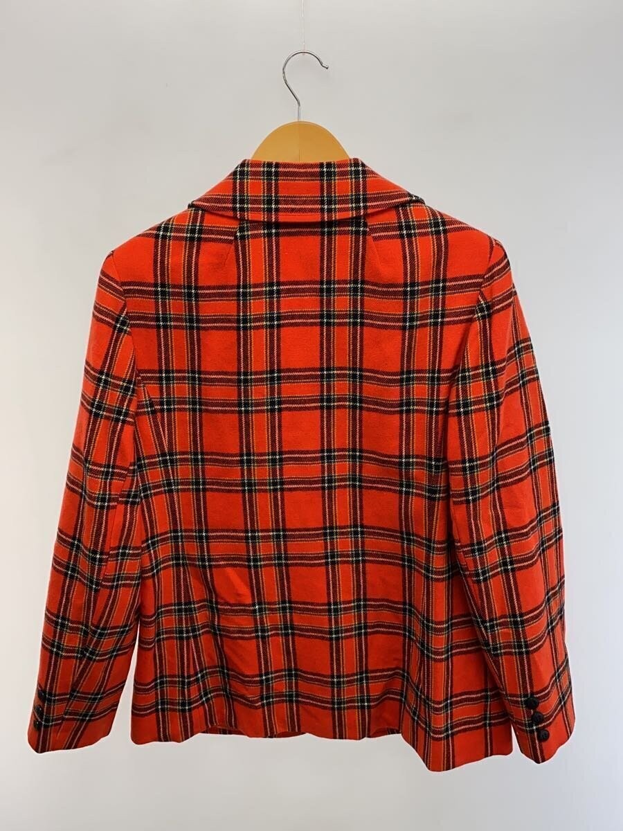 Pendleton Wool Check Tailored Jacket 16 Orange Us… - image 2