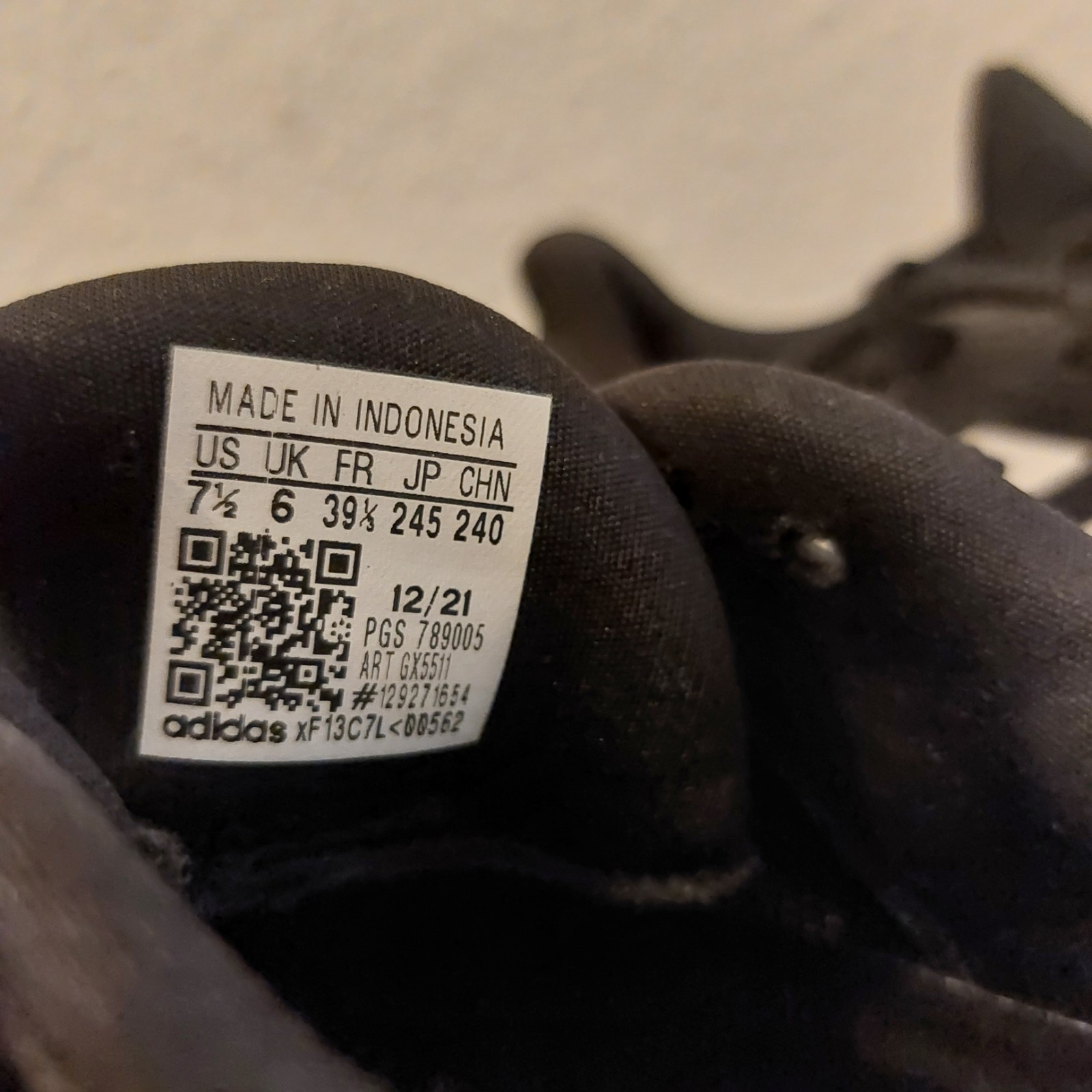 SAOLA Adidas Solarglide 5 scarpe da donna taglia 39 1 3 nere Continental