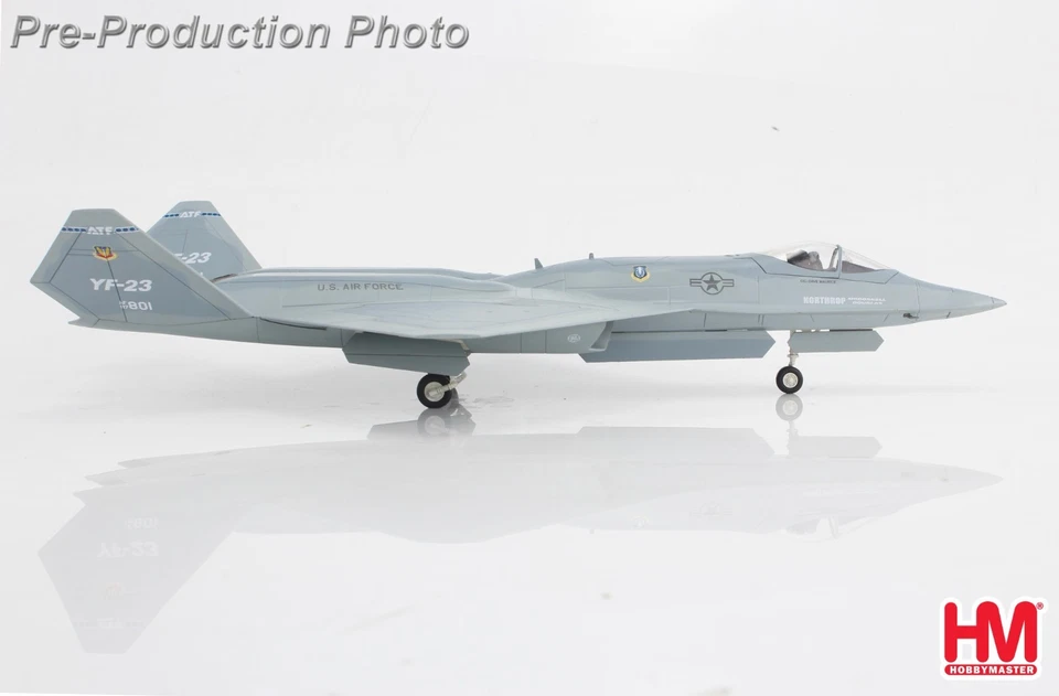 Hobby Master HA2850, YF-23 "Gray Ghost" PAV-2, AF 87-0801, 1990 (AIM-120, AIM-9) - Image 2 of 4